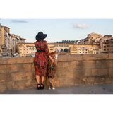 Повод за куче FLORENZE Cypress Green от естествена кожа