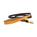 Повод за куче FLORENZE Classic Black от естествена кожа