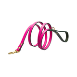 Повод за куче FLORENZE Burano Pink от естествена кожа