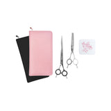 Комплект ножици UTSUMI SAKURA SET NOVA 7.5 инча несесер Pink