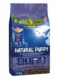 Суха храна за кучета WILDBORN SENSITIVE NATURAL PUPPY птиче месо и пангасиус